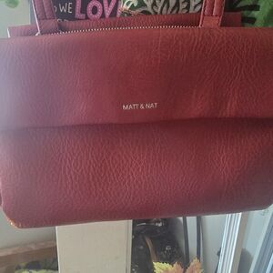 Matt & Nat Bold Red Satchel